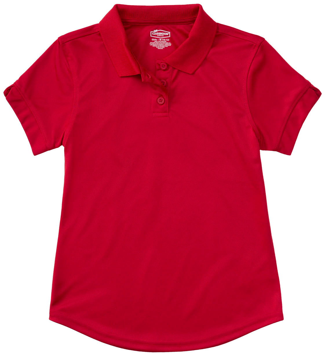 Girls moisture wicking clearance polo